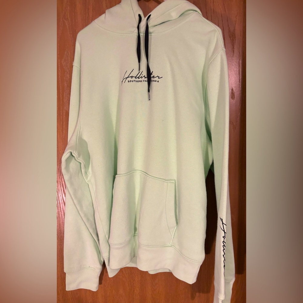 Hollister hoodie.